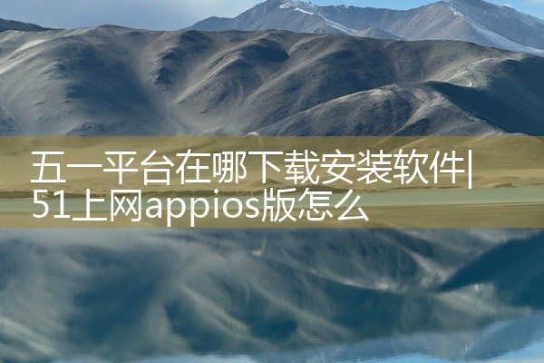五一平台在哪下载安装软件